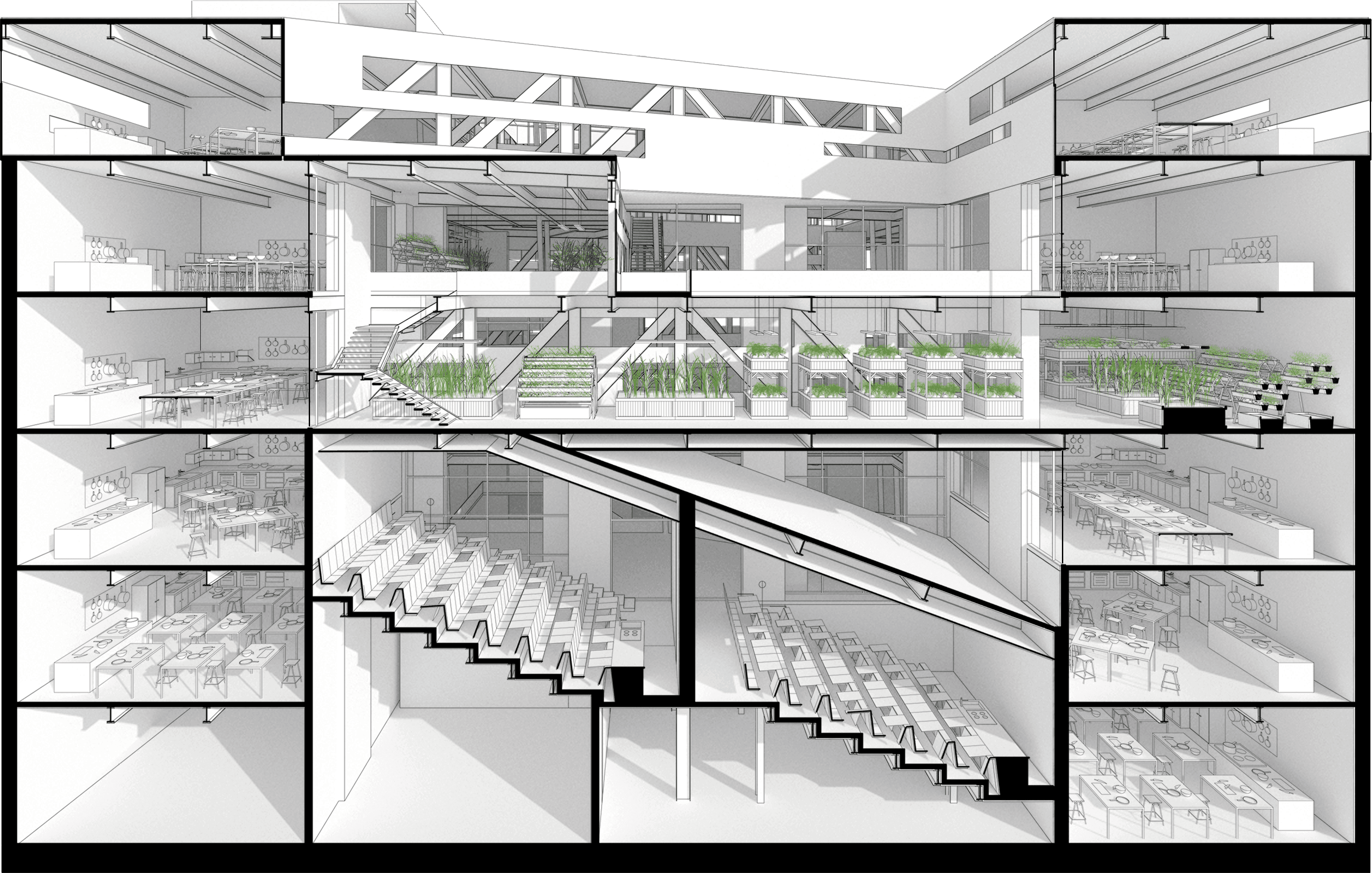 culinary promenade diagram