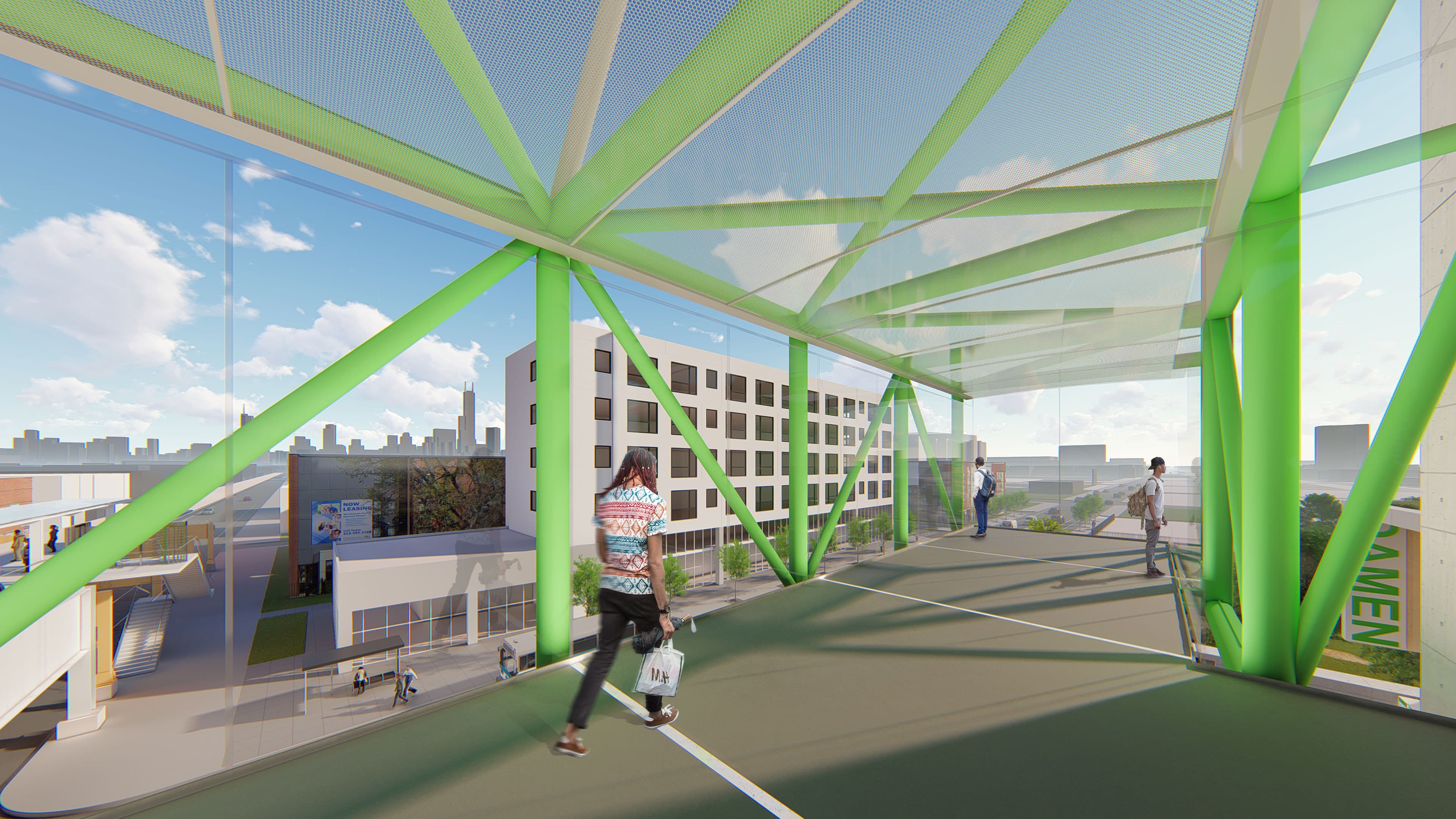 damen green rendering